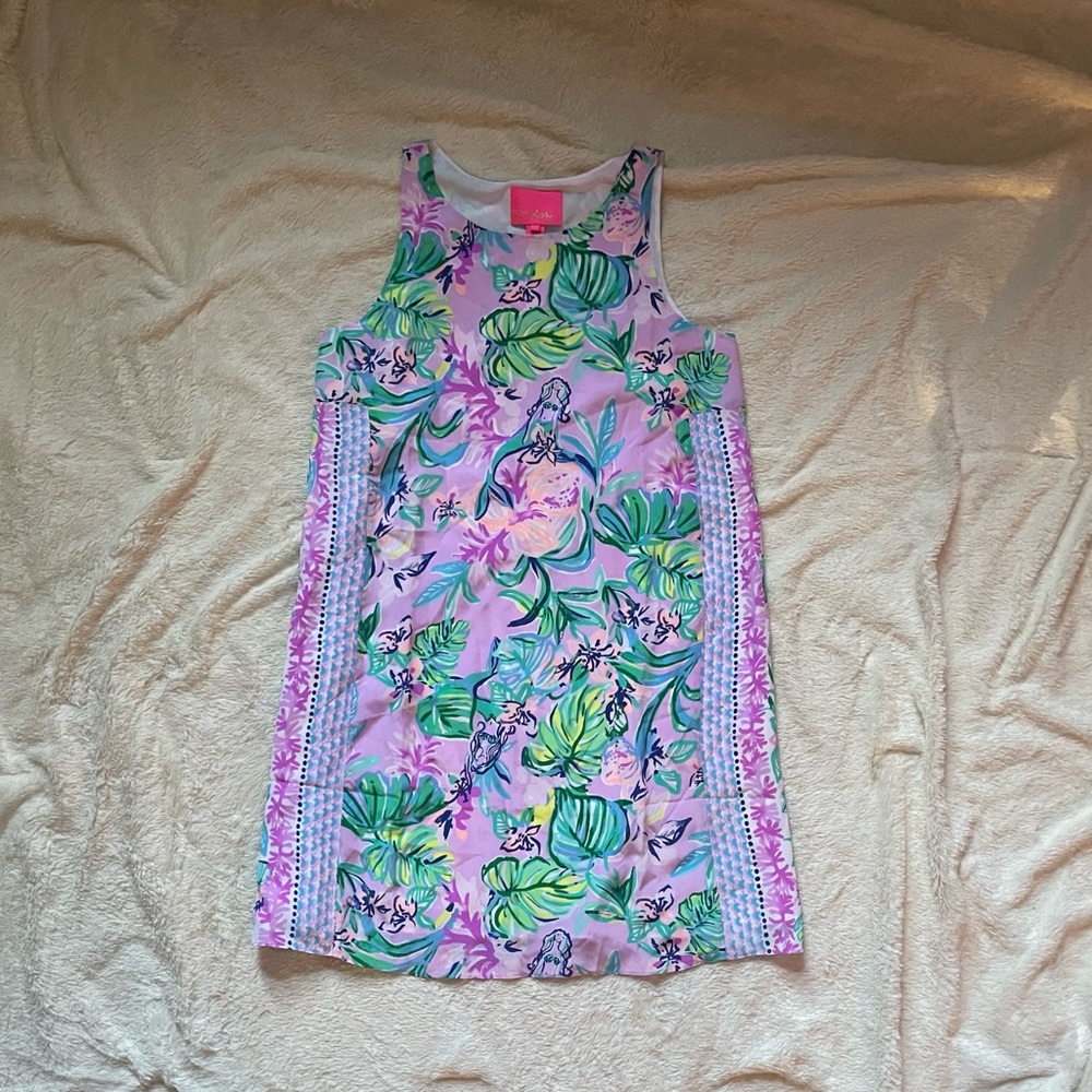 lily pulitzer silk jackie shift dress